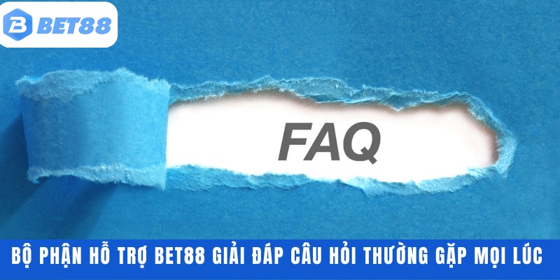 Bộ phận hỗ trợ BET88 giải đáp câu hỏi thường gặp mọi lúc
