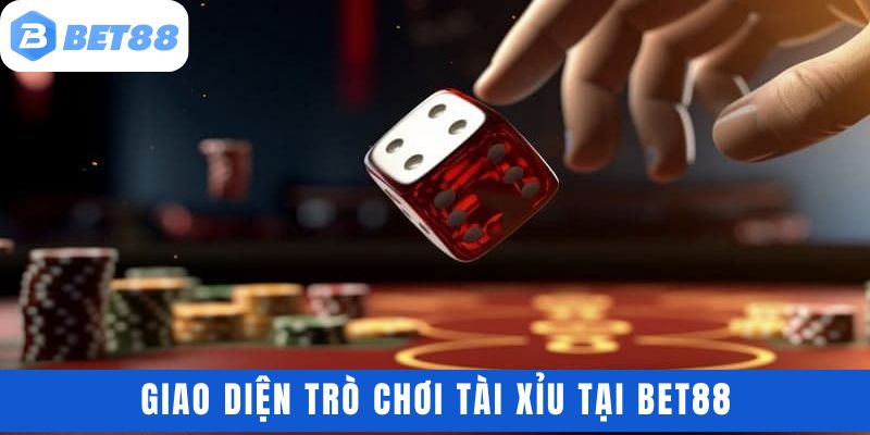 Giao diện trò chơi tài xỉu tại Bet88